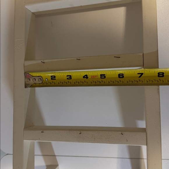 Set of 3, Cream Painted Wooden Display Stand - Picture 6 of 8